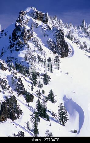 Garfield Peak, Crater Lake National Park, Oregon Stock Photo