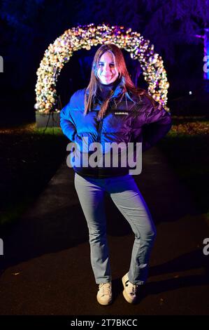 Kew Garden, London, UK. 14th Nov, 2023. Christmas at Kew returns the magnificent after-dark landscape, returning for its eleventh year with a host of seasonal favourites alongside mesmerizing new light installations. (Credit Image: Credit: See Li/Picture Capital/Alamy Live News Stock Photo