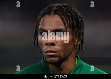 Turin, Italy. 6th Nov, 2023. Armand Lauriente of US Sassuolo looks on during the line up prior to the Serie A match at Stadio Grande Torino, Turin. Picture credit should read: Jonathan Moscrop/Sportimage Credit: Sportimage Ltd/Alamy Live News Stock Photo