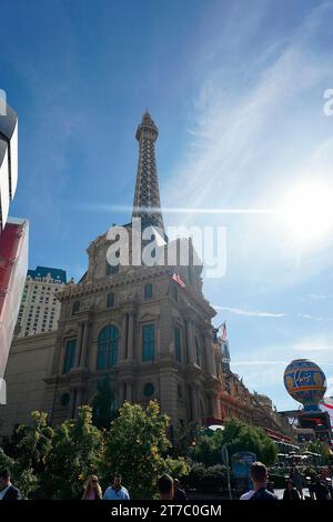 Las Vegas, Vereinigte Staaten. 14th Nov, 2023. November 14th, 2023, Las Vegas Street Circuit, Las Vegas, FORMULA 1 HEINEKEN SILVER LAS VEGAS GRAND PRIX 2023, in the picture Paris Las Vegas Hotel Credit: dpa/Alamy Live News Stock Photo