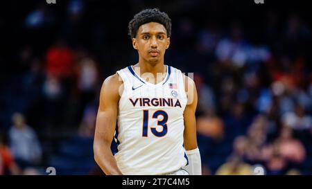 Charlottesville, Va, Usa. 14th Nov, 2023. Virginia Cavaliers Guard 