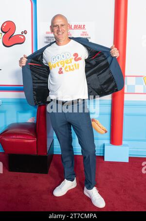 Phil Traill attends Good Burger 2 premiere at Regal Union Square in New York on November 14, 2023 Stock Photo
