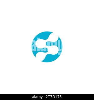 S technology Logo Simple and modern Design Stock Vector