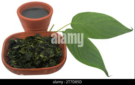 Paederia foetida or medicinal gondho badali of Indian subcontinent Stock Photo