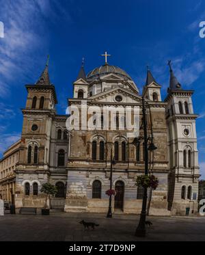 The Church of Pentecost - Catholic church located in Lodz. Piotrowska 2/2a (next to Freedom Square). Lodz is the third-largest city in Poland. Located Stock Photo