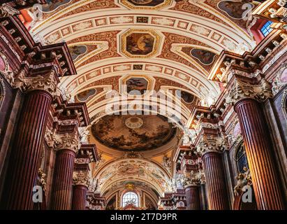 Collegiate Basilica of Our Lady of Perpetual Help and St. Mary Magdalene in Poznan, Poland - Baroque parish church and at the same time collegiate of Stock Photo