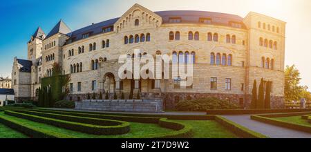 The Imperial Castle in Poznan, popularly called Zamek, is palace in Poland. It was constructed in 1910 by Schwechten for William II, German Emperor, w Stock Photo