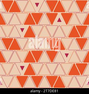 Seamless triangle pattern. Vector background. Geometric abstract texture Stock Vector