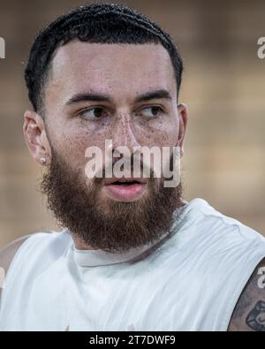 Monaco, Monaco. 14th Nov, 2023. Player #55 Mike James of AS Monaco is seen during the Turkish Airlines Euroleague Basketball Round 8 between AS Monaco and Efes Anadolu Istanbul (Efes Anadolu Istanbul won 89-82) in Monaco on 14 November 2023. Photo by Laurent Coust/ABACAPRESS.COM Credit: Abaca Press/Alamy Live News Stock Photo