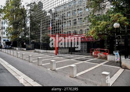 Marseille, France. 12th Nov, 2023. View of the Judicial Court of Marseille. Credit: SOPA Images Limited/Alamy Live News Stock Photo