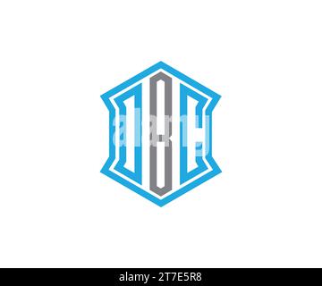 DBC logo, CBD logo, CBC logo design vector template Stock Vector