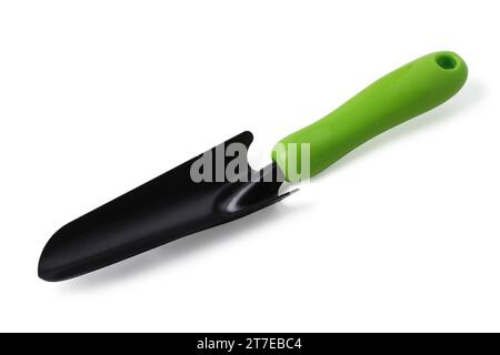 Garden shovel for working on beds isolated on a white background Stock Photo