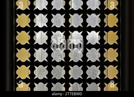Wooden grille on the window (detail) in Petropolis, Rio de Janeiro, Brazil Stock Photo