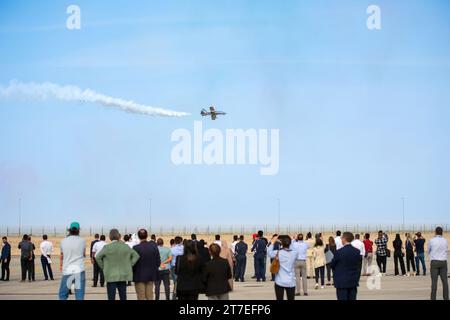 DUBAI, UAE, 15th November 2023. Scenes from Day 3 of the 2023 Dubai Airshow. The event was held at the DWC Maktoum International Airport Stock Photo