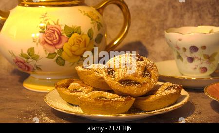 Home made  mince  pies Stock Photo