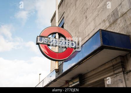 Charles Holden's Balham Underground Station, Balham High Road, Balham, London, SW12, England, U.K. Stock Photo