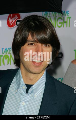 Demetri Martin at the Premiere of Relativity Media's 'Take Me Home Tonight'. Arrivals held at Regal Cinemas L.A. Live in Los Angeles, CA, March 2, 2011.   Photo Credit: Joseph Martinez / Picturelux Stock Photo