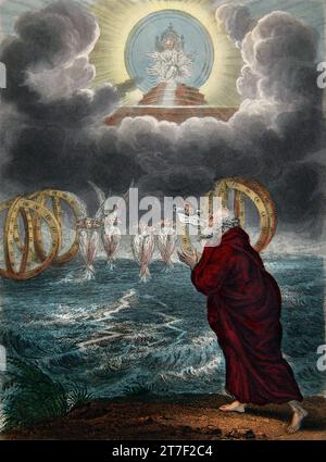 Bible - Ezekiel's vision Stock Photo - Alamy