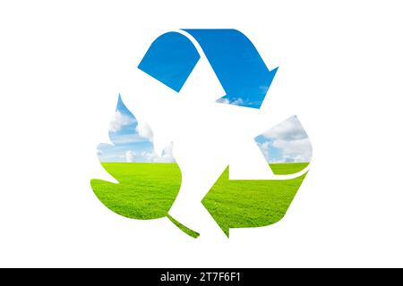 Icons recycle reduce reuse recycle recycle symbol Ecology An ecological metaphor for ecological waste management. Reduce, reuse, recycle. Stock Photo