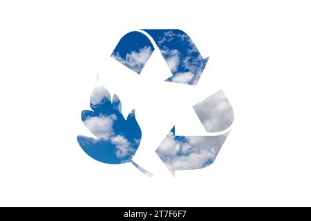 Icons recycle reduce reuse recycle recycle symbol Ecology An ecological metaphor for ecological waste management. Reduce, reuse, recycle. Stock Photo