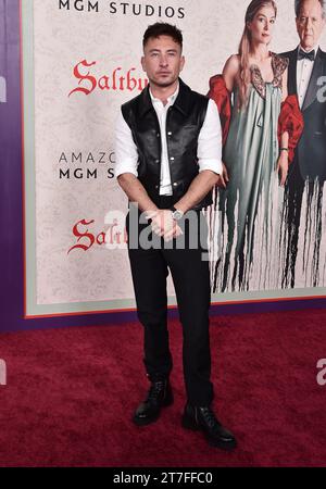 Los Angeles, USA. 14th Nov, 2023. Barry Keoghan arriving to the Los Angeles premiere of ‘Saltburn held at the Ace Theatre Downtown LA on November 14, 2023 in Los Angeles, Ca. © Lisa OConnor/AFF-USA.com Credit: AFF/Alamy Live News Stock Photo