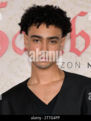Los Angeles, California, USA. 13th Nov, 2023. Archie Madekwe. Los Angeles Premiere of MGM s Saltburn at The Theatre at Ace. Photo Copyright: xBillyxBennight/AdMediax/MediaPunchx Credit: Imago/Alamy Live News Stock Photo