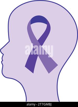 epilepsy awareness design Stock Vector