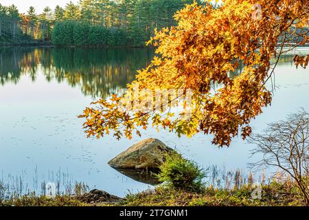 Quabbin Reservoir in New Salem, Massachusetts, Gate 31 Stock Photo