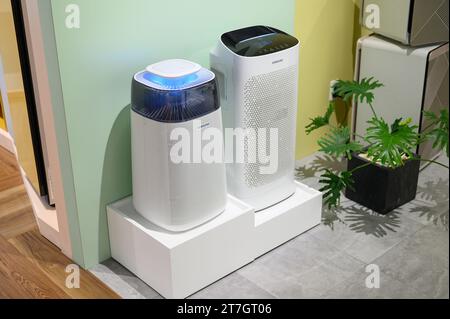 HCMC, VN - Nov 2023. Samsung ecosystem for editorial use Stock Photo