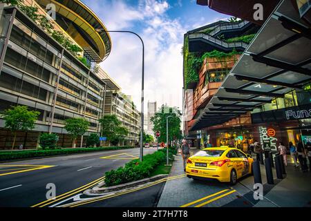 The Supreme Court of Singapore is one of the two tiers of the court system in Singapore. Stock Photo