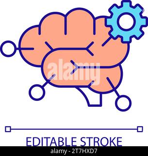 2D simple thin line icon environmental control concept Stock Vector ...