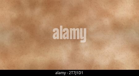 Natural beige matte suede seamless texture. Reverse side of leather. Realistic vector illustration. Deerskin background Stock Vector