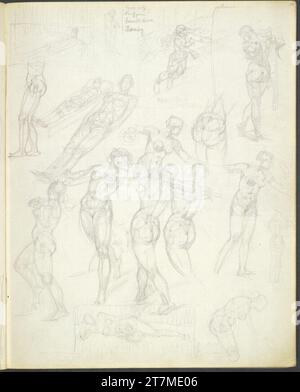 Alexander Rothaug Different sketches. Pencil; Ink spring around 1928 ...