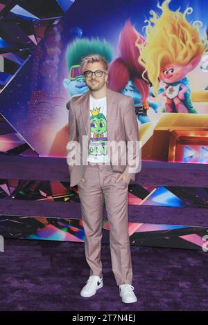 November 15, 2023, Los Angeles, California, USA: LOS ANGELES - NOV 15, 2023: Christopher Mintz-Plasse at the special screening of Universal Pictures Trolls: Band Together at the TCL Chinese Theatre IMAX (Credit Image: © Nina Prommer/ZUMA Press Wire) EDITORIAL USAGE ONLY! Not for Commercial USAGE! Stock Photo