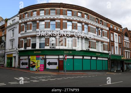 The Reading-based department store, Jacksons, closed on December 24th, 2013, after operating for 138 years. Kings Road, Berkshire, Reading, UK.  30 Au Stock Photo