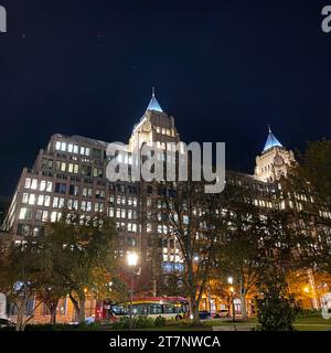 The offices of the Washington Post at One Franklin Square, Washington, DC Stock Photo