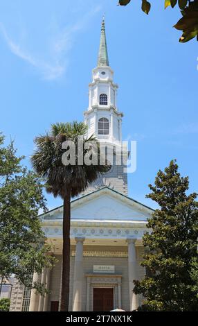 Independent Presbyterian Church, Savannah, Georgia Stock Photo