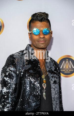 Los Angeles, USA. 15th Nov, 2023. Vocalist DPAK attends 14th Hollywood Music in Media Awards at Avalon Hollywood, Los Angeles, CA November 15, 2023 Credit: Eugene Powers/Alamy Live News Stock Photo