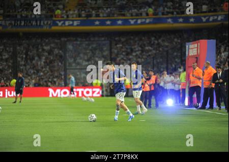 Buenos Aires, Argentina; 16th november 2023. Lionel Messi pre match between Argentina vs. Uruguay for the Conmebol Qualifiers for the 2026 FIFA World Cup Stock Photo