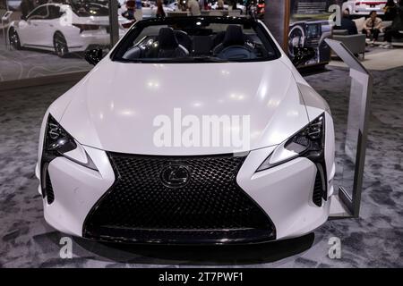 Los Angeles, USA. 16th Nov, 2023. New vehicles from the 2023 LA Auto Show held at the LA Convention Center. Lexus Vehicle. 11/16/2023 Los Angeles, CA. USA (Photo by Ted Soqui/SIPA USA) Credit: Sipa USA/Alamy Live News Stock Photo