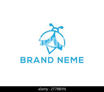 Insect logo design vector Stock Vector