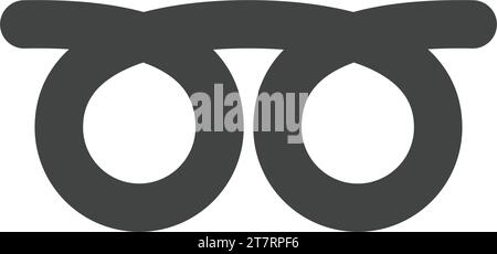 Curly Loop icon vector image. Stock Vector