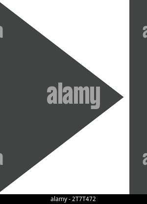 Next Track icon vector image. Stock Vector