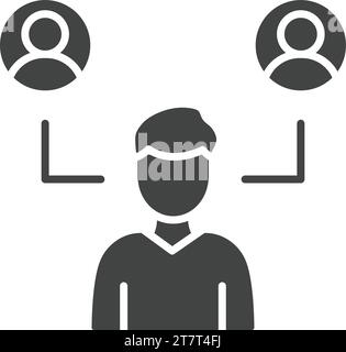 Out Source icon vector image. Stock Vector