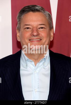 LOS ANGELES, CA - NOVEMBER 16: Ted Sarandos at the Netflix World Premiere of May December at the Academy Museum in Los Angeles, California on November 16, 2023. Copyright: xFayexSadoux Stock Photo