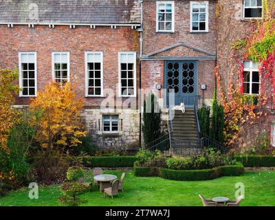 Grays Court grade I listed hotel viewed from the city walls in autumn  City of York Yorkshire England Stock Photo
