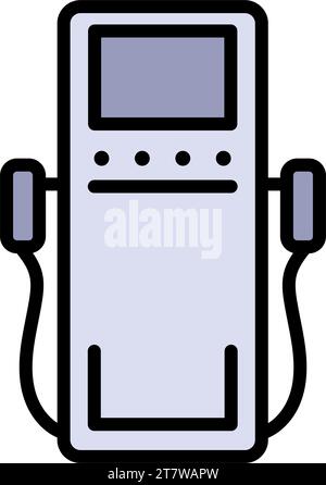 Laser for Skin Treatment Color Icon. Hair Removal Device Pictogram. Epilator, Electric Razor for Cosmetology Aesthetic Procedure Flat Sign. Isolated V Stock Vector