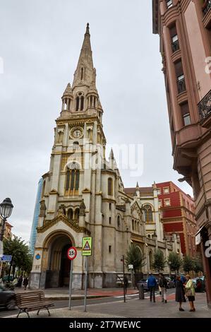 The timeless beauty of San Jose de la Montaña Church in picturesque Bilbao Stock Photo