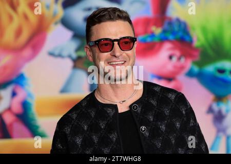 Justin Timberlake beim Special Screening des Animationsfilms Trolls Band Together/Trolls - Gemeinsam Stark im TCL Chinese Theatre. Los Angeles, 15.11.2023 *** Justin Timberlake at the special screening of the animated film Trolls Band Together Trolls Together Strong at the TCL Chinese Theatre Los Angeles, 15 11 2023 Foto:xD.xBedrosianx/xFuturexImagex trolls 3171 Credit: Imago/Alamy Live News Stock Photo