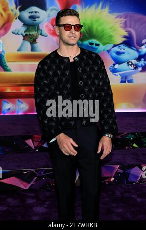 Justin Timberlake beim Special Screening des Animationsfilms Trolls Band Together/Trolls - Gemeinsam Stark im TCL Chinese Theatre. Los Angeles, 15.11.2023 *** Justin Timberlake at the special screening of the animated film Trolls Band Together Trolls Together Strong at the TCL Chinese Theatre Los Angeles, 15 11 2023 Foto:xD.xBedrosianx/xFuturexImagex trolls 3166 Credit: Imago/Alamy Live News Stock Photo